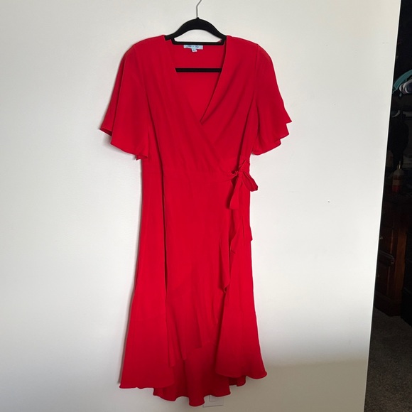 She + Sky Dresses & Skirts - She + Sky Scarlet High Low Dress